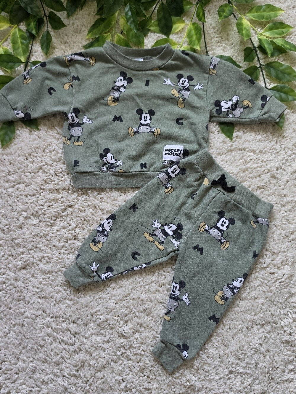 Baby Boy Mickey Mouse Sweater Outfit (3-6 Months)